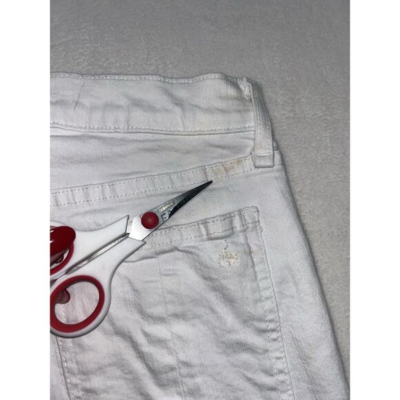 Rag & Bone High Rise Ankle Skinny Jeans White size 31 women's - Picture 9 of 9